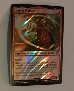 Barret Wallace Surge FOIL NM FINAL FANTASY VII Magic the Gathering MTG - Image 1