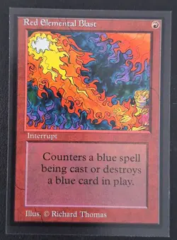 MTG Inter. Collector's Edition - Red Elemental Blast- Mint- Never Played - Image 1