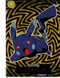 Pokemon Crystal Card Collection #3 Dark Shadow Pikachu - Image 1