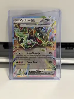Pokemon Cyclizar EX 159/191 Double Rare Full Art Holo Basic 210 HP 2024 Lizard - Image 1