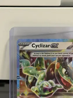 Pokemon Cyclizar EX 159/191 Double Rare Full Art Holo Basic 210 HP 2024 Lizard - Image 5