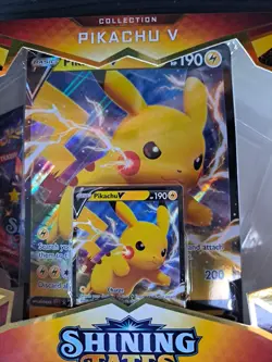 Pokemon TCG: Shining Fates Pikachu V Collection Box Brand New - Image 2