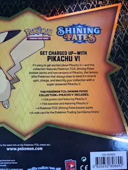 Pokemon TCG: Shining Fates Pikachu V Collection Box Brand New - Image 4