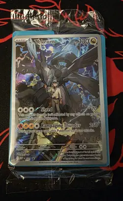 Ns Zekrom Promo Card Ascended Heroes Pokemon Card Mint Condition Sealed - Image 1