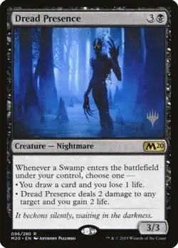 Dread Presence - Light Play MTG Promo Pack: Core Set 2020 - Image 1