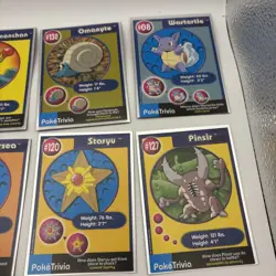 Vintage 1999 Pokemon Cards Poke Trivia Burger King Cards Toys - Lot of 17 - Image 3
