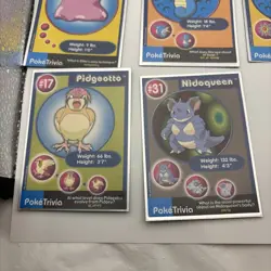Vintage 1999 Pokemon Cards Poke Trivia Burger King Cards Toys - Lot of 17 - Image 4