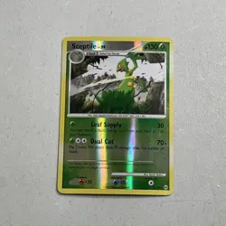 Pokemon TCG 2009 Arceus Card -- Sceptile 31/99 Reverse Holo - Image 1