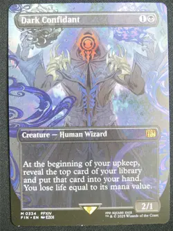 Dark Confidant Borderless - FIN - Mtg Card #22W - Image 1