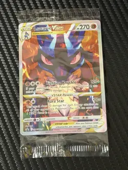 Lucario VSTAR Promo SWSH291 Crown Zenith ETB Pokemon Card English - SEALED - Image 1