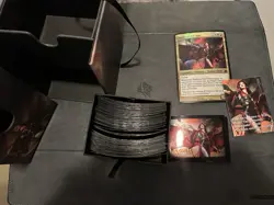 2014 MTG Magic The Gathering Commander Kaalia Of The Vast Deck Box Sleeves Card - Image 2