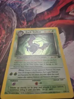 Pokemon Dark Golbat Holo Unlimited Team Rocket TCG Card 7/82 MP - Image 4