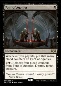 Font of Agonies LP Light Play Ravnica Allegiance MTG [11580] - Image 1