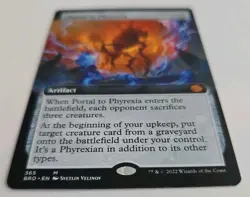 Portal to Phyrexia (Extended Art) Brothers' War NM MTG - Image 2