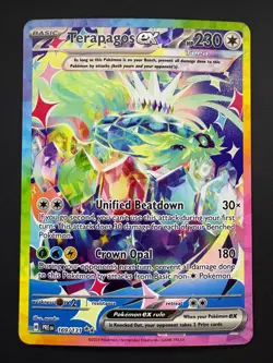 Terapagos ex 169/131 Pokemon Prismatic Evolutions Special Illustration Rare (NM) - Image 1