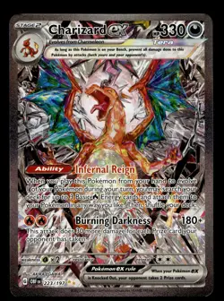 Charizard ex 223/197 Special Illustration Rare Obsidian Flames Pokemon NM - Image 1