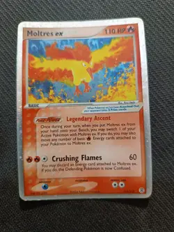 Moltres Ex 115/112 Ex Rosso Fuoco e Verde Foglia (FL 115) Pokemon TCG - Image 1
