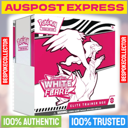 Pokemon TCG SV10.5 Scarlet & Violet - White Flare Elite Trainer Box - Image 1