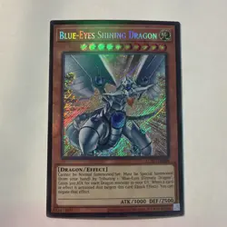 Blue Eyes Shining Dragon LCKC-EN008 Secret Rare Unlimited Yu-Gi-Oh! TCG NM/MINT - Image 1