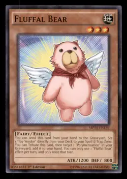 Yugioh Fluffal Bear #MP15-EN139 2015 Mega-Tins Mega Pack LP - Image 1