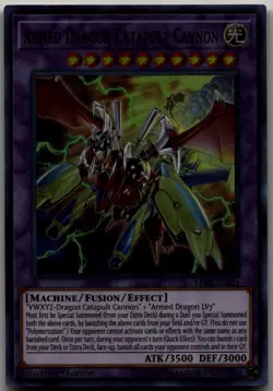 Armed Dragon Catapult Cannon Super Rare Legendary Duelists: Ancient Millennium L - Image 1