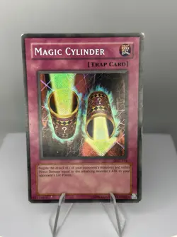 Yugioh Magic Cylinder LON-104 Unlimited Reverse Foil MP/HP Secret Rare - Image 1