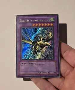 Yugioh Gaia the Dragon Champion LOB-125 Secret Rare Ultra Name Misprint HP - Image 4