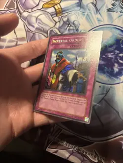 Yugioh Imperial Order PSV-104 Secret REVERSE MISPRINT LP (WNU) - Image 3