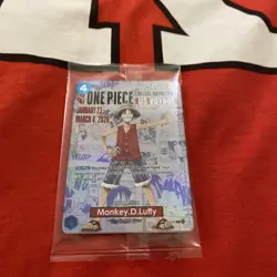 One Piece Monkey D Luffy US Voyage College Basketball Card Rutgers W/PU voucher - Image 2