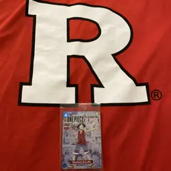 One Piece Monkey D Luffy US Voyage College Basketball Card Rutgers W/PU voucher - Image 4
