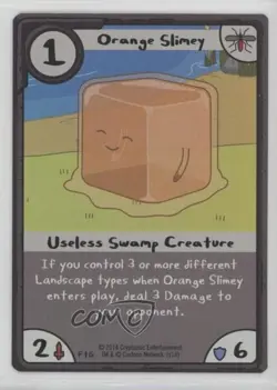 2014 Adventure Time: Card Wars Expansion Sets Orange Slimey - Image 1