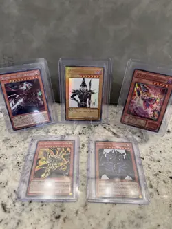 Yu-Gi-Oh! Takahashi Signature God Cards with Dark Magician and others + Boosters - Image 2