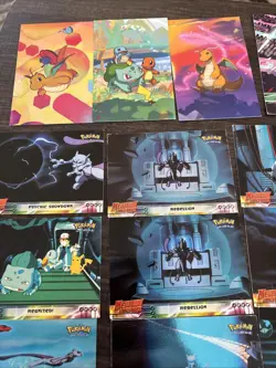 Pokemon Card Lot, Mewtwo Strikes Back, BK, Art Cards, Topps, 51 Cards Total - Image 1