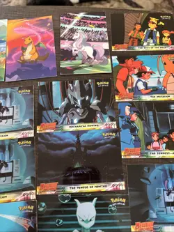 Pokemon Card Lot, Mewtwo Strikes Back, BK, Art Cards, Topps, 51 Cards Total - Image 2