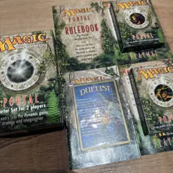 Magic the Gathering (MTG) 1997 Vintage Portal Starter Set with Booster TCG - Image 1