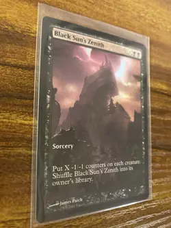 MTG✨BLACK SUN’S ZENITH (Game Day/Champ) Full Art Promo FOIL✨DCI NM/M UNPLAYED ! - Image 3