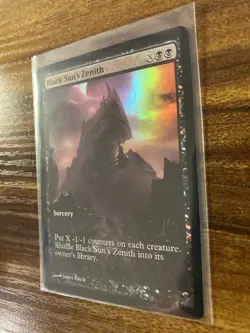 MTG✨BLACK SUN’S ZENITH (Game Day/Champ) Full Art Promo FOIL✨DCI NM/M UNPLAYED ! - Image 4