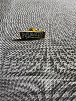 Vintage Magic The Gathering Logo Lapel Pin Badge MTG Taiwan TCG CCG 1.25" - Image 1