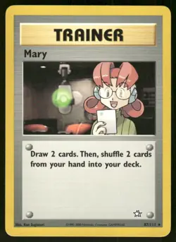Pokemon Tcg Mary #87 Pokemon Neo Genesis MP - Image 1