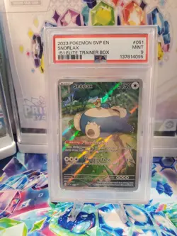 PSA 9 - Snorlax #051 - Pokemon SV Black Star Promos - Image 1