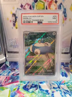 PSA 9 - Snorlax #051 - Pokemon SV Black Star Promos - Image 1