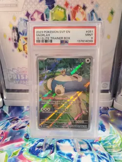 PSA 9 - Snorlax #051 - Pokemon SV Black Star Promos - Image 1