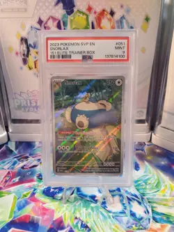 PSA 9 - Snorlax #051 - Pokemon SV Black Star Promos - Image 1