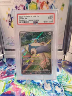 PSA 9 - Snorlax #051 - Pokemon SV Black Star Promos - Image 1