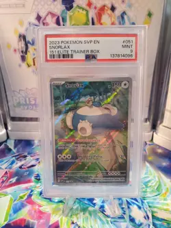 PSA 9 - Snorlax #051 - Pokemon SV Black Star Promos - Image 1
