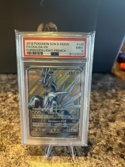2018 Pokemon Sun & Moon Forbidden Light #125 Full Art/Dialga GX PSA 9 - Image 1