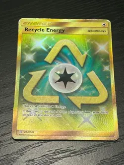 Pokemon Recycle Energy 257/236 Unified Minds Gold Secret Rare Full Art - MP - Image 1