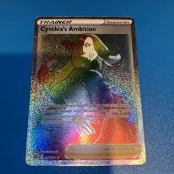 Pokemon Cynthia's Ambition (Secret) SWSH09: Brilliant Stars 178/172 NM - Image 1