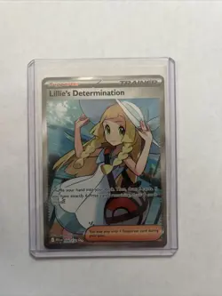 Pokemon: Lillie's Determination Ultra Rare Full Art Mega 169/132 (Near Mint) - Image 1