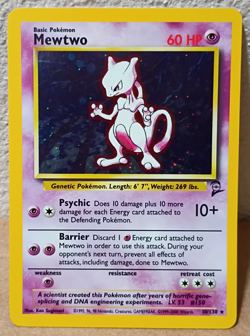 Pokemon Chansey Mewtwo Base Set 2 2000 Holographics Out Of Print NM - Image 5